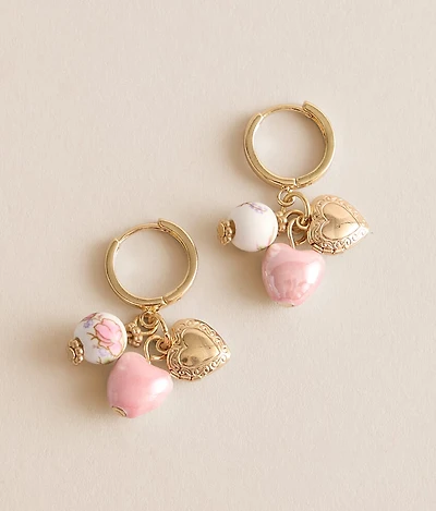 Sweet Cluster Charm Earring