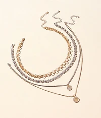 3 Pack Laying Necklace Set