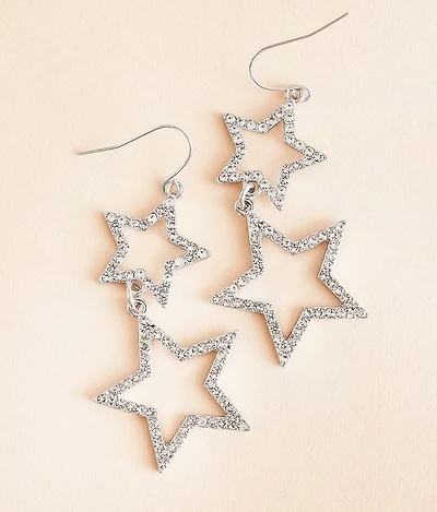 Glitz Star Drop Earring