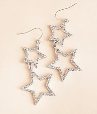 Glitz Star Drop Earring
