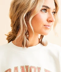 Feather Fringe Drop Earring