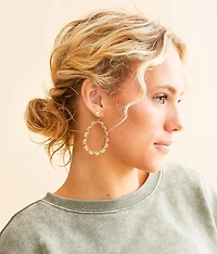 Beaded Teardrop Earring