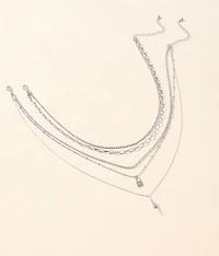 2Pack Tiered Necklace Set