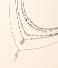 2Pack Tiered Necklace Set