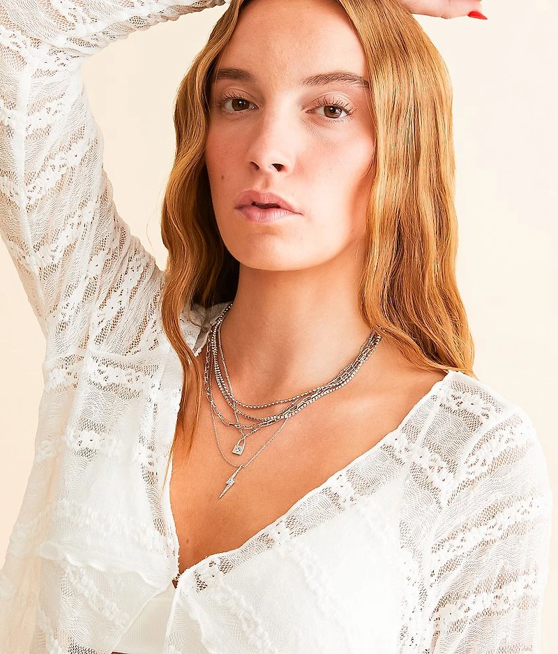 2Pack Tiered Necklace Set