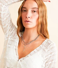 2Pack Tiered Necklace Set