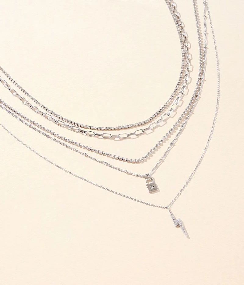 2Pack Tiered Necklace Set