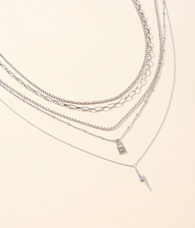 2Pack Tiered Necklace Set