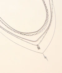 2Pack Tiered Necklace Set