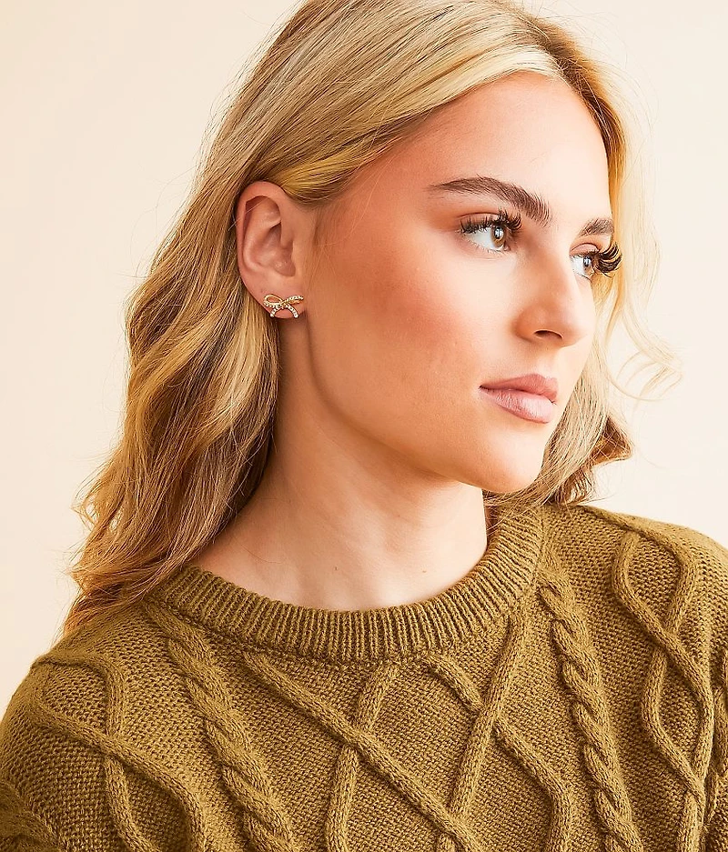 Glitz Bow Earring