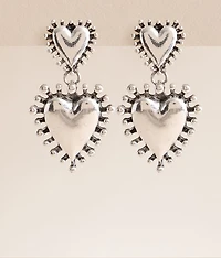 Double Heart Earring