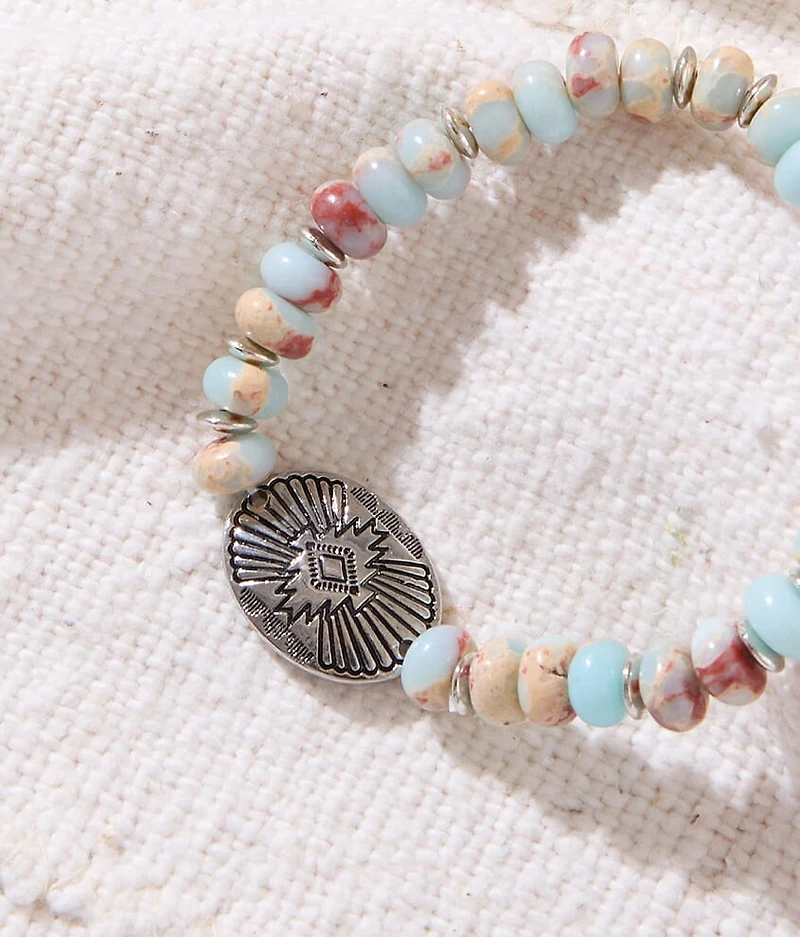 Concho Beaded Bracelet