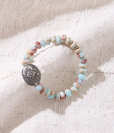 Concho Beaded Bracelet