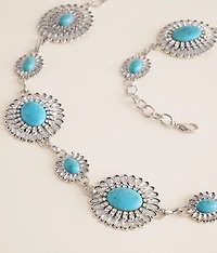 Glitz Concho Chain Belt