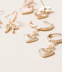 3 Pack Sweet Earring Set