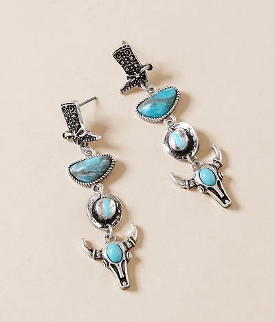 Western Stacked Earring
