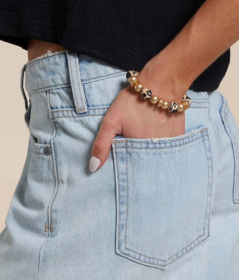 Leopard Beaded Bracelet
