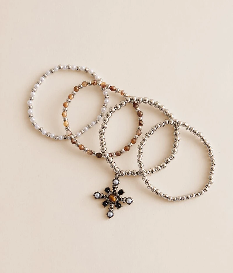 4 Pack Western Bracelet Set