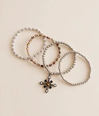 4 Pack Western Bracelet Set