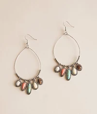 Western Teardrop Statement Earring
