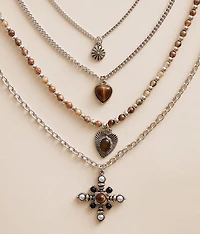 4 Pack Western Necklace Set