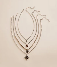 4 Pack Western Necklace Set