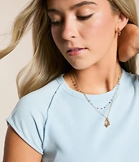 Multi Pendant Tiered Necklace