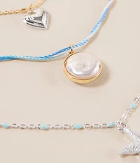 3 Pack Beah Charm Necklace Set