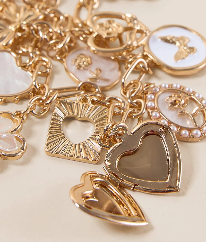 Sweet Statement Charm Necklace