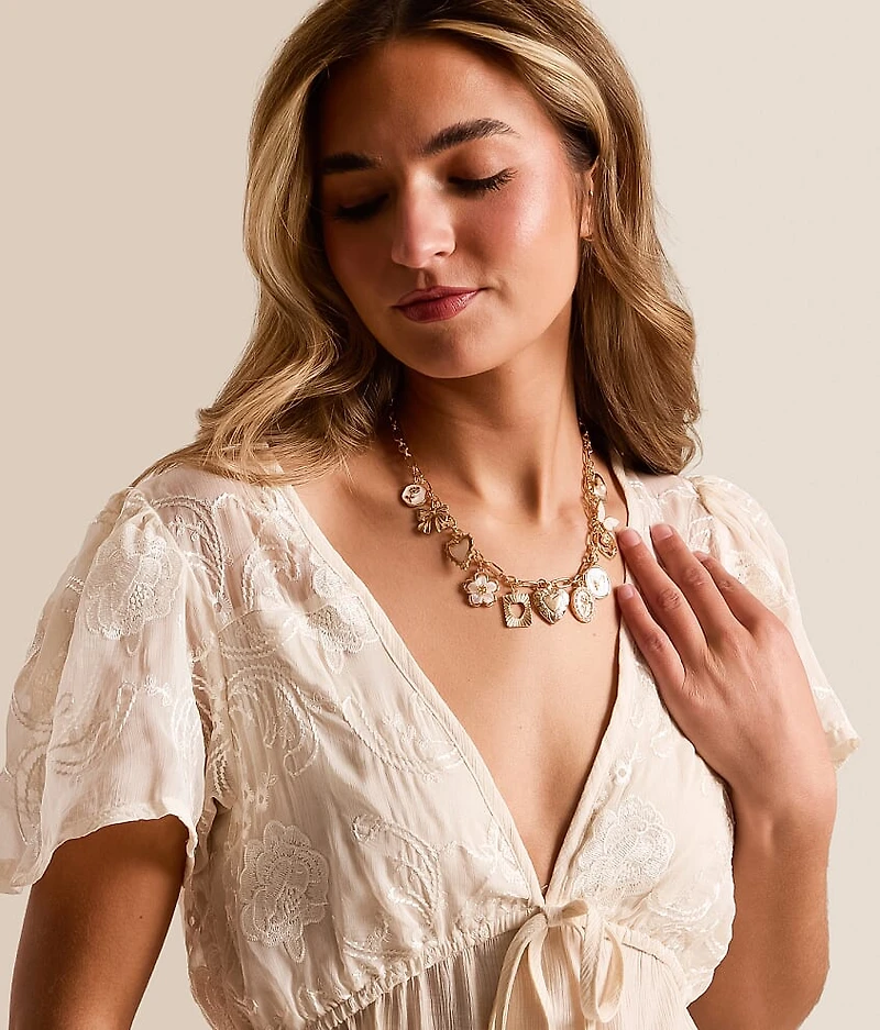 Sweet Statement Charm Necklace