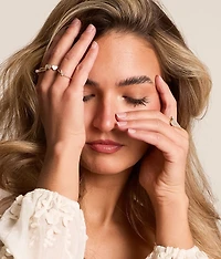 5 Pack Heart Ring Set