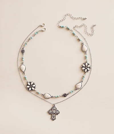 2 Pack Western Necklace Set