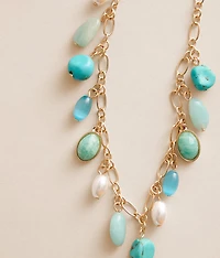 Multi Stone Necklace
