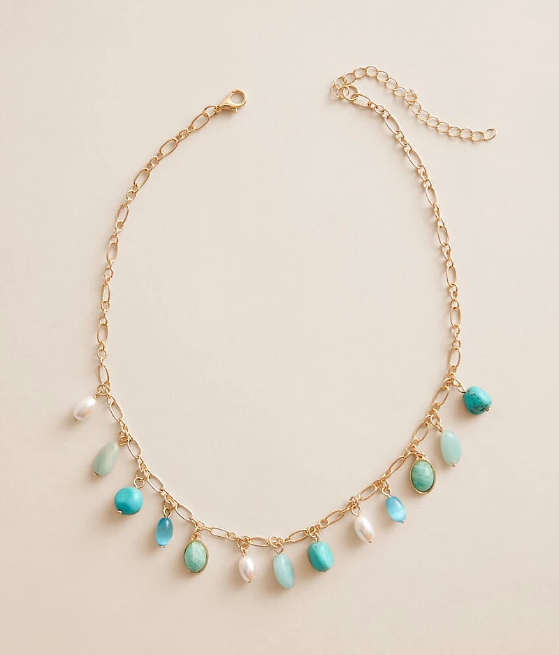 Multi Stone Necklace