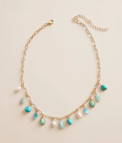 Multi Stone Necklace