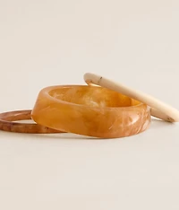 3 Pack Bangle Bracelet Set