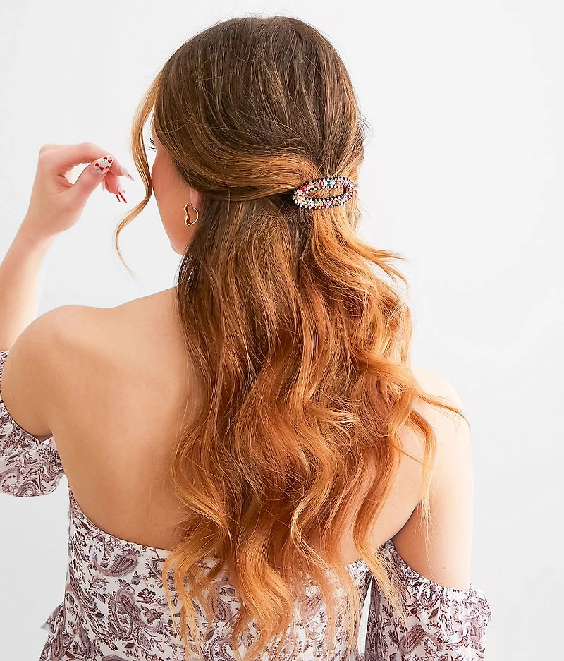 3 Pack Glitz Hair Barrettes