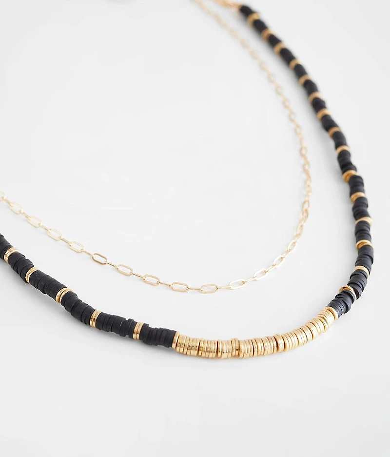Disc Tiered Necklace