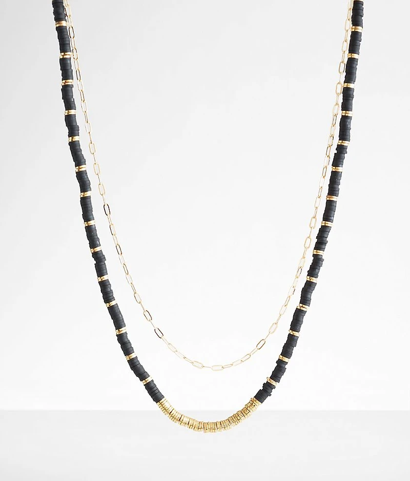 Disc Tiered Necklace
