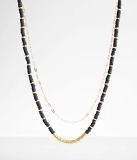 Disc Tiered Necklace
