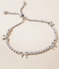 Glitz Bow Slider Bracelet