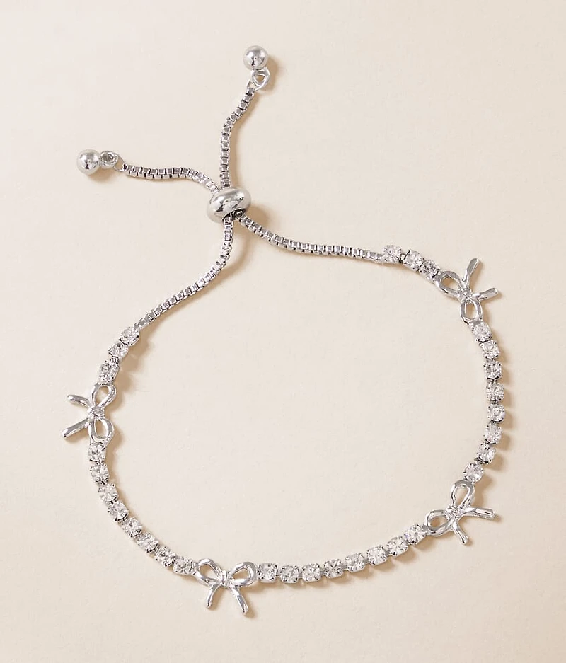 Glitz Bow Slider Bracelet