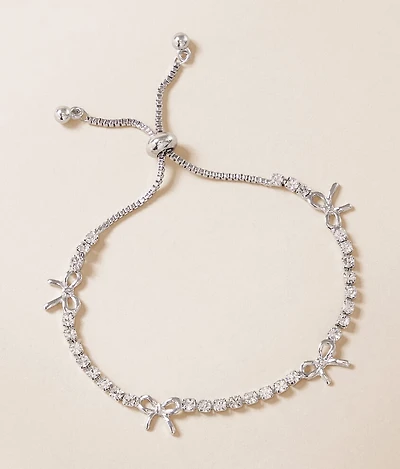 Glitz Bow Slider Bracelet