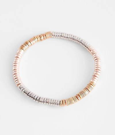 Metal Disc Bead Bracelet