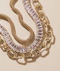 Glitz Multi Strand Bracelet