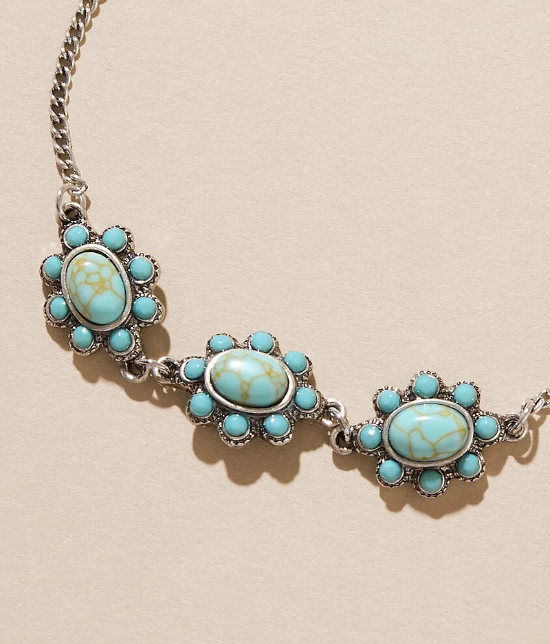 Turquoise Chain Bracelet