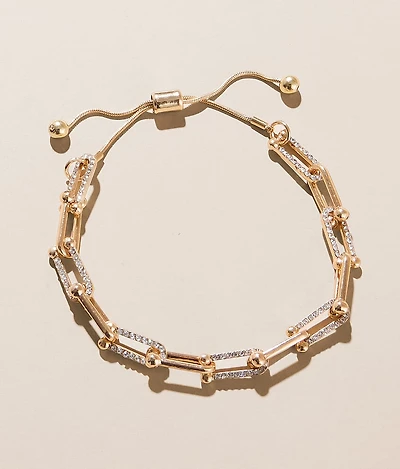 boutique by BKE Glitz Chain Bracelet