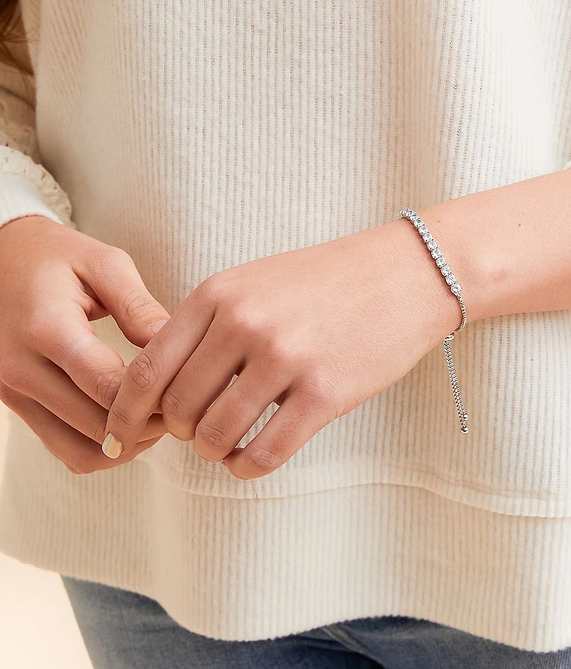Rhinestone Tennis Bracelet