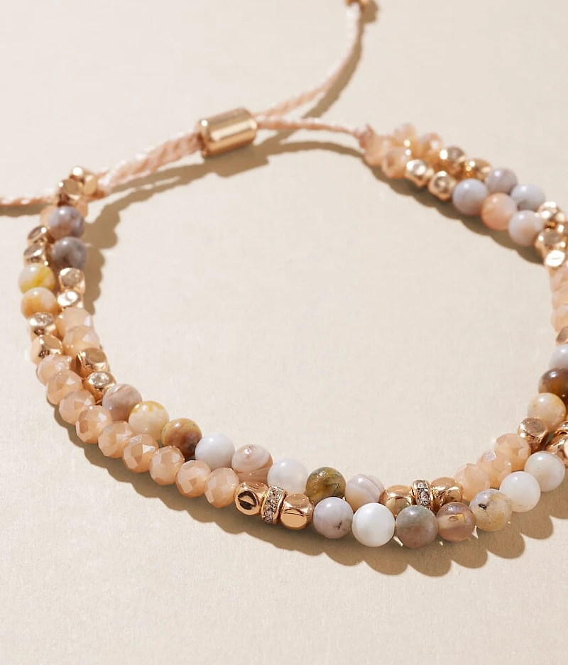 Beaded Slider Bracelet