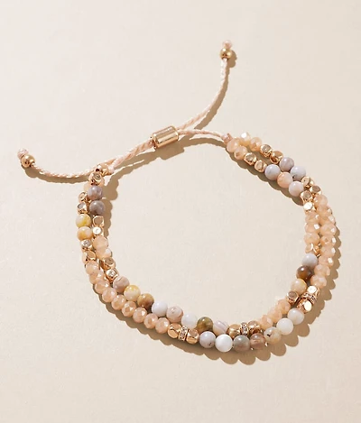 Beaded Slider Bracelet